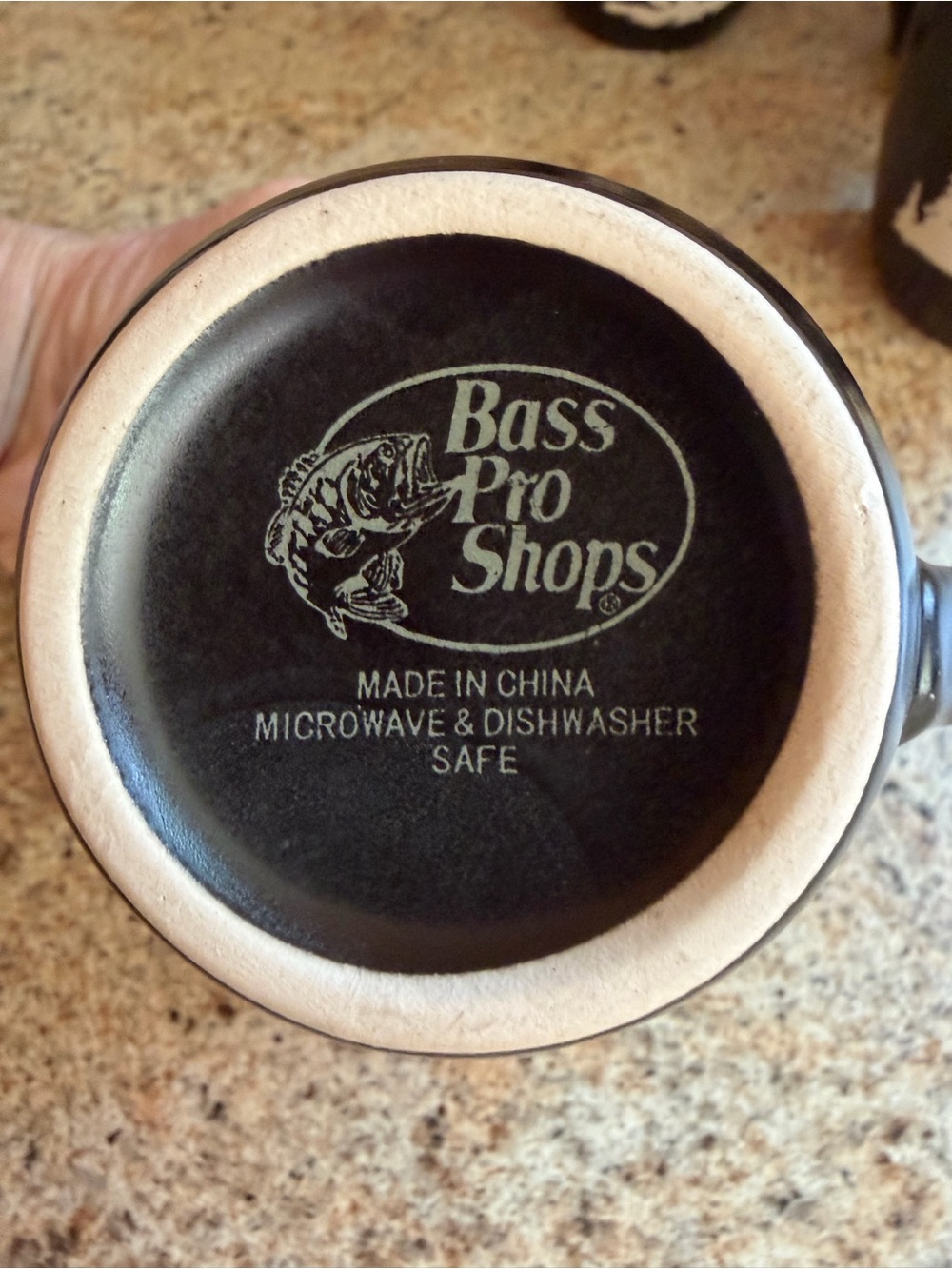 Bass Pro Shop Ceramic Coffee Cups set of 4 - Picture 4 of 4